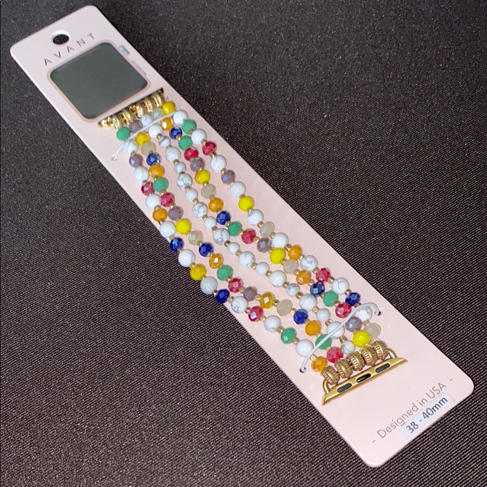 Avant Multicolor Beaded Women's Watch Band